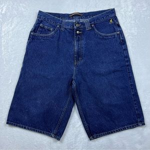 Vintage Y2K Kangol Denim Shorts Size 36